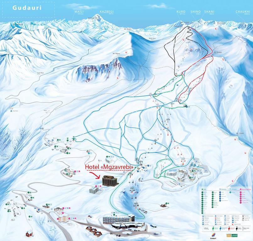 Kato'S Aparthotel Gudauri Mgzavrebi ภายนอก รูปภาพ